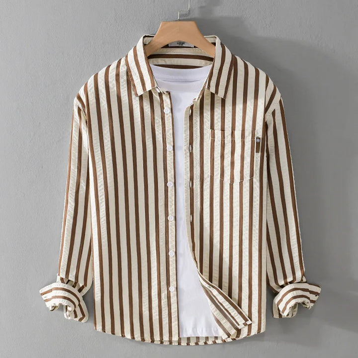 JACK | LINEN SHIRT WITH STRIPES