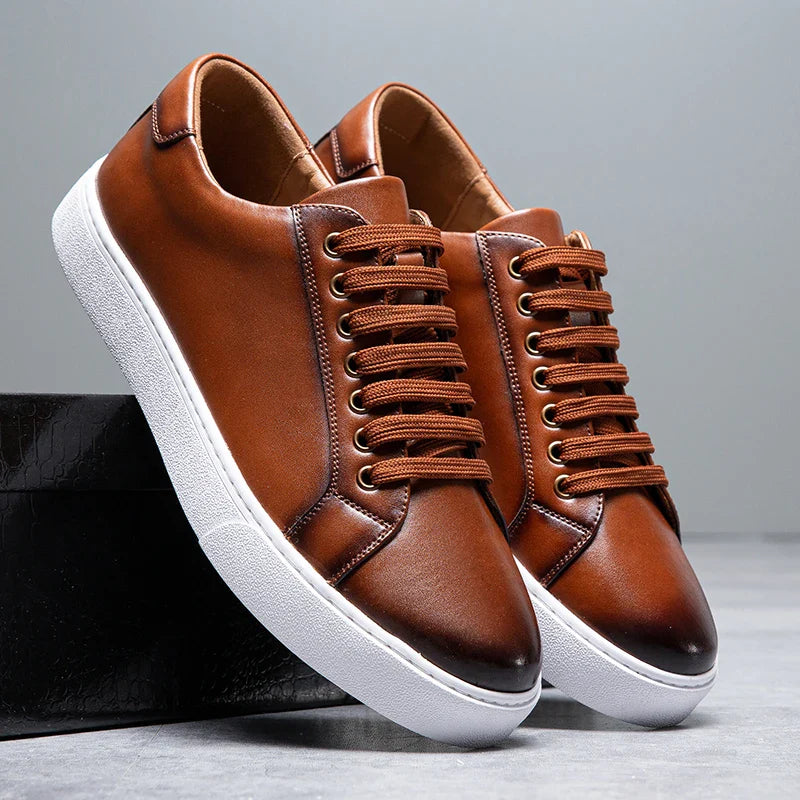 Ulysses™ Men's Sleek Leather Sneaker