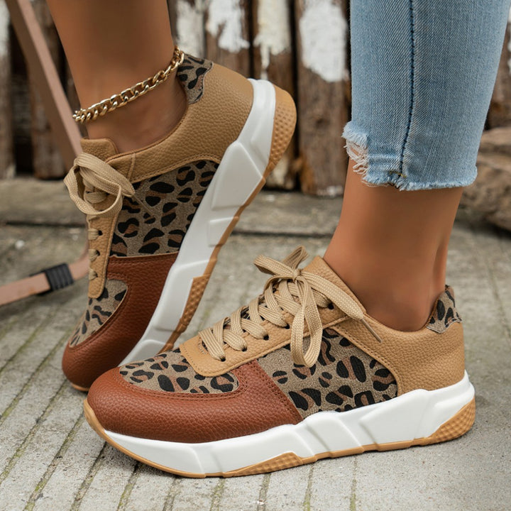 MAYA | Leopard Print Sneakers