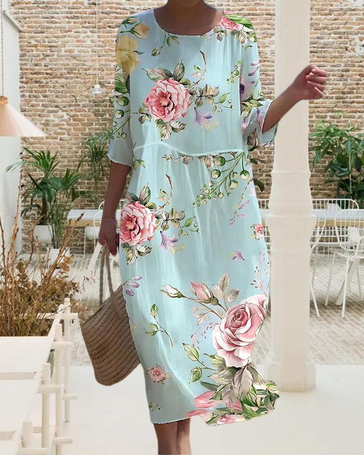 Elara | Stylish Elegant Floral Dress