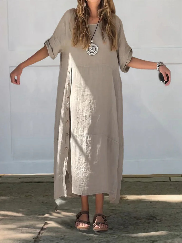 Vera™ Linen Cotton Dress