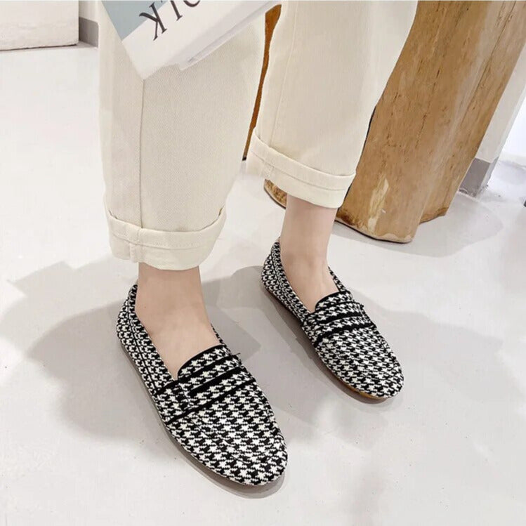 LUCIA MARINI KNIT LOAFERS