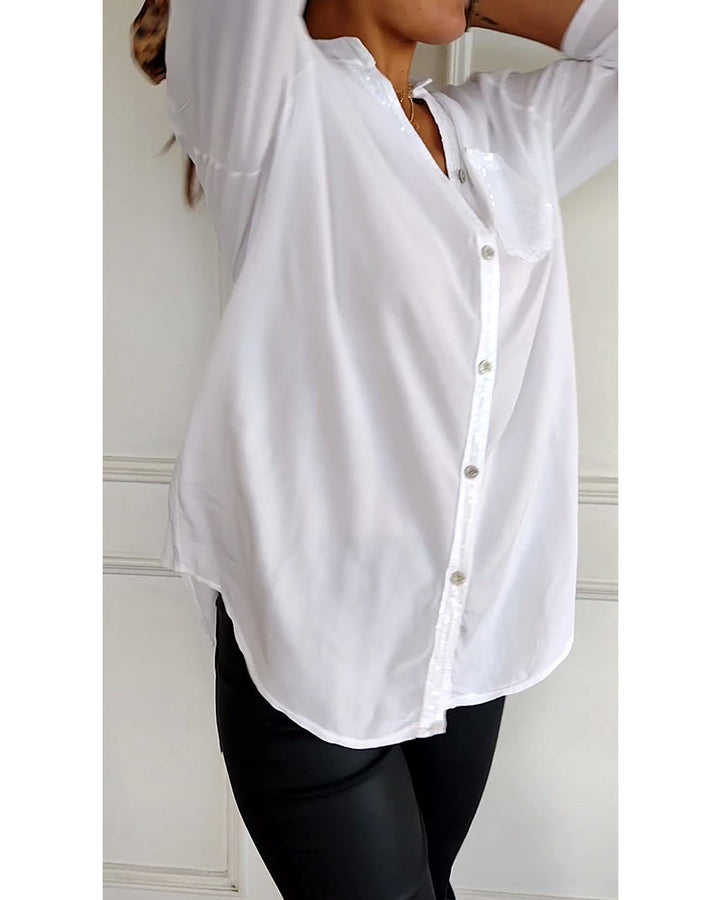 Yara™ - V-Neck Casual Top