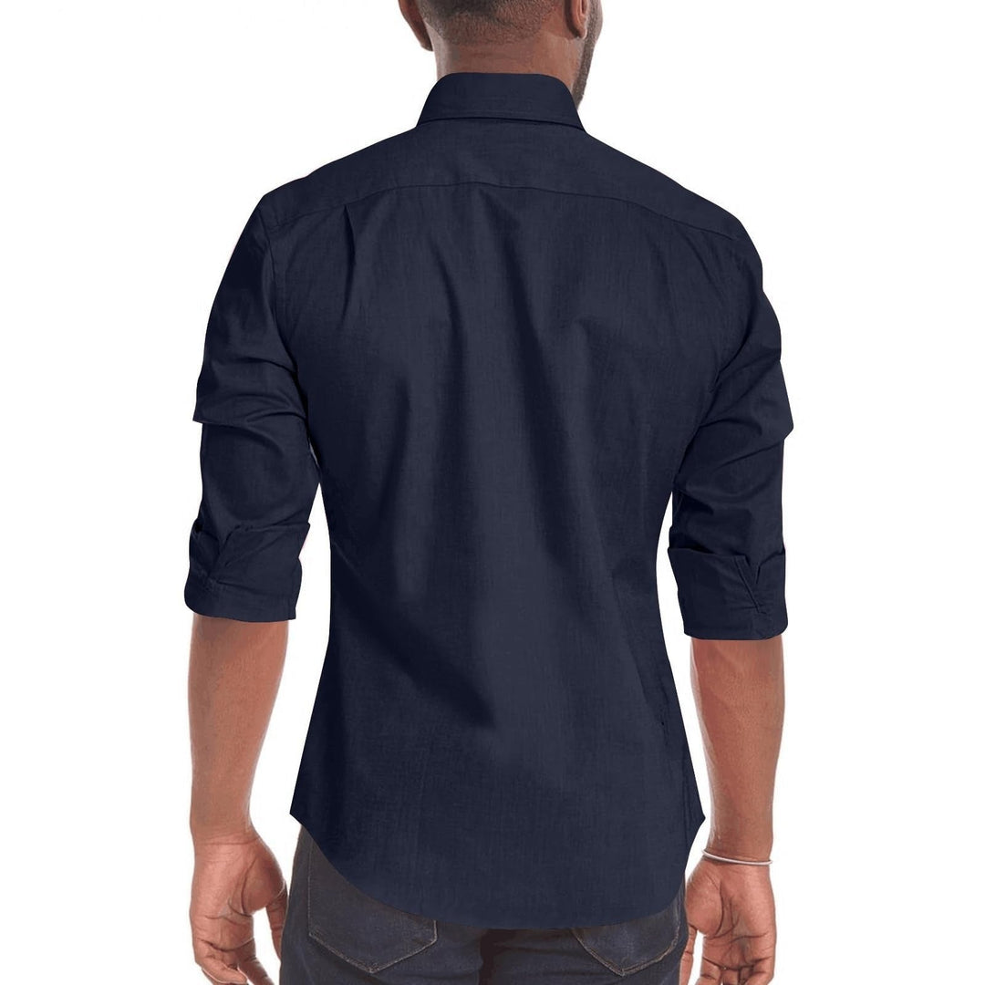 Victor - Wrinkle Free Shirt with Zipper