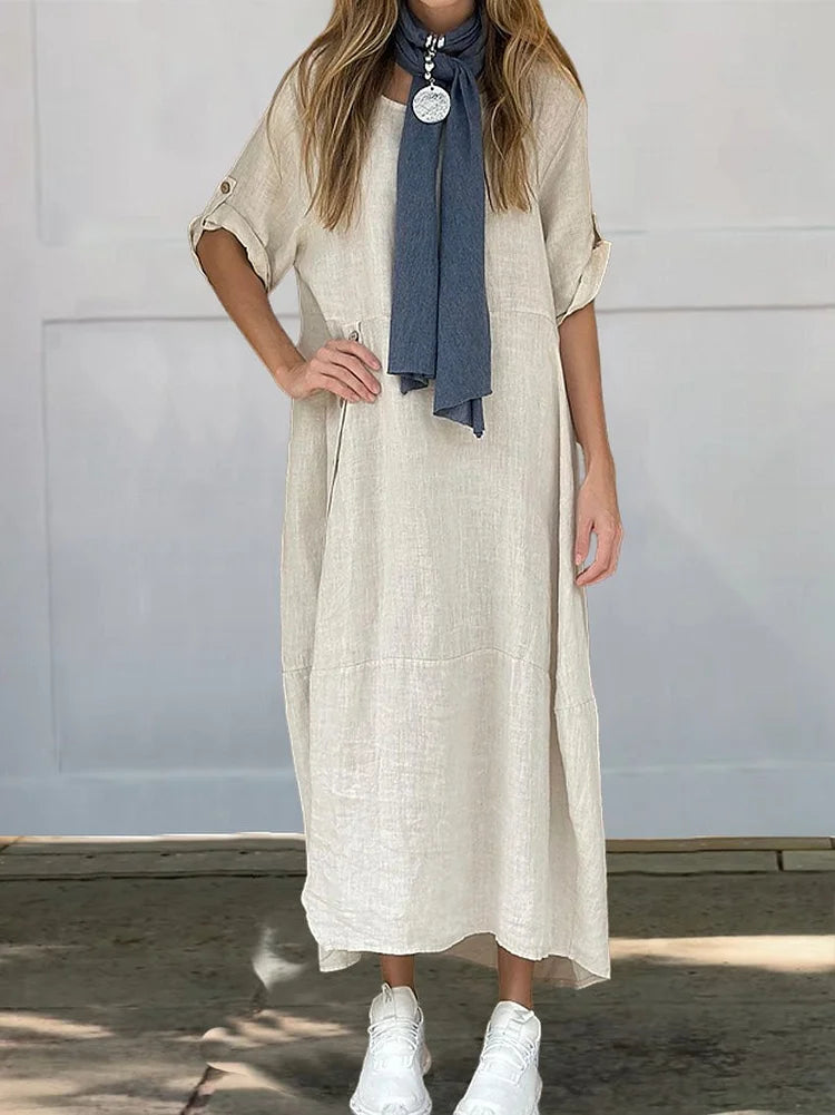 Vera™ Linen Cotton Dress