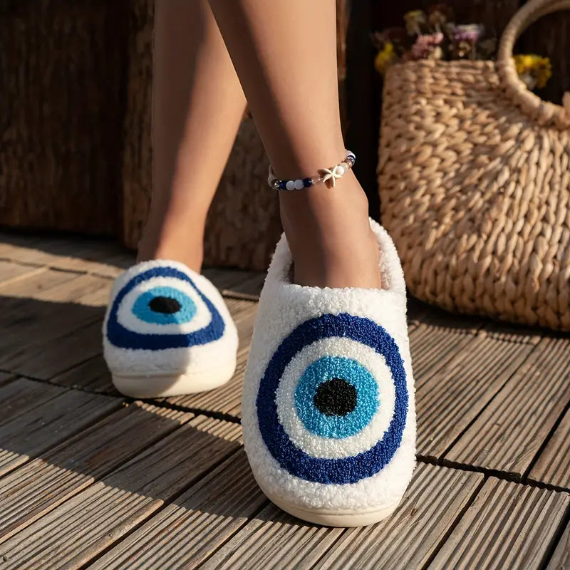 Cathy Evil Eye Slippers