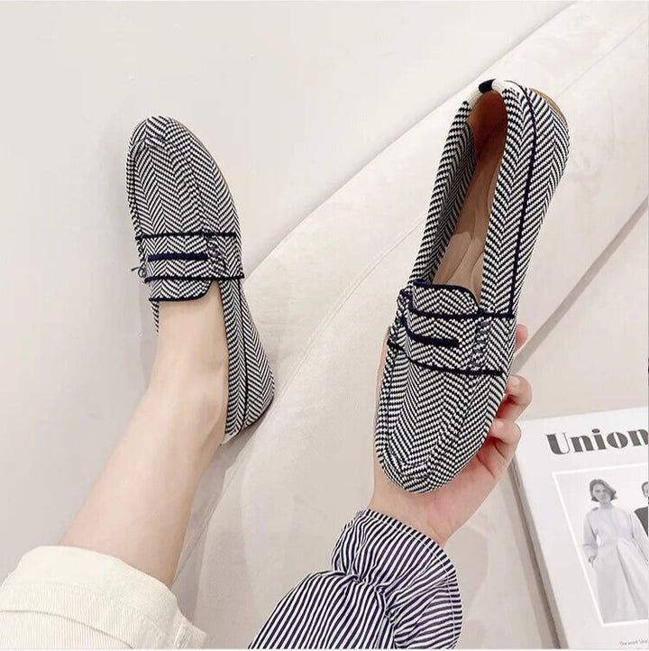 LUCIA MARINI KNIT LOAFERS