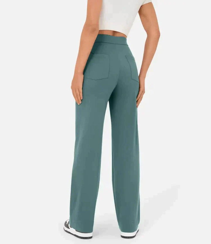 Luna - High Waist Stretch Trousers