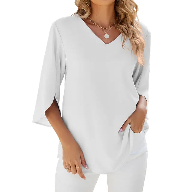 Thalassa | V-Neck Blouse