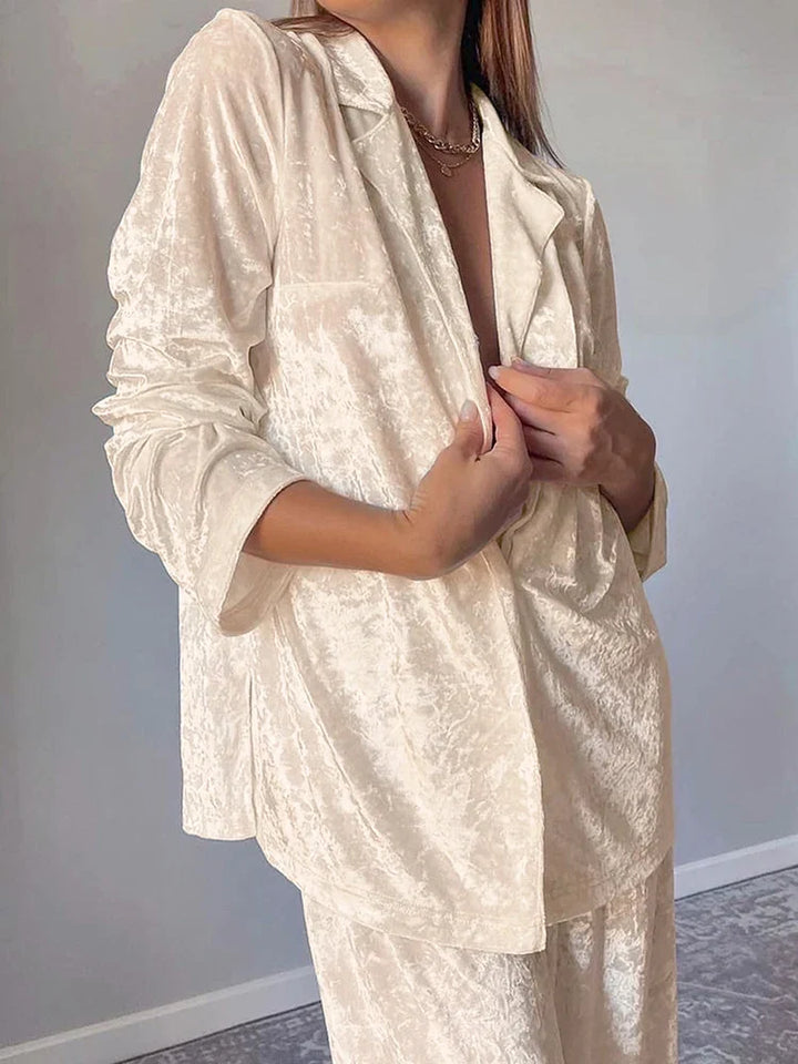 Vivien | Luxury Velvet Pajamas Set