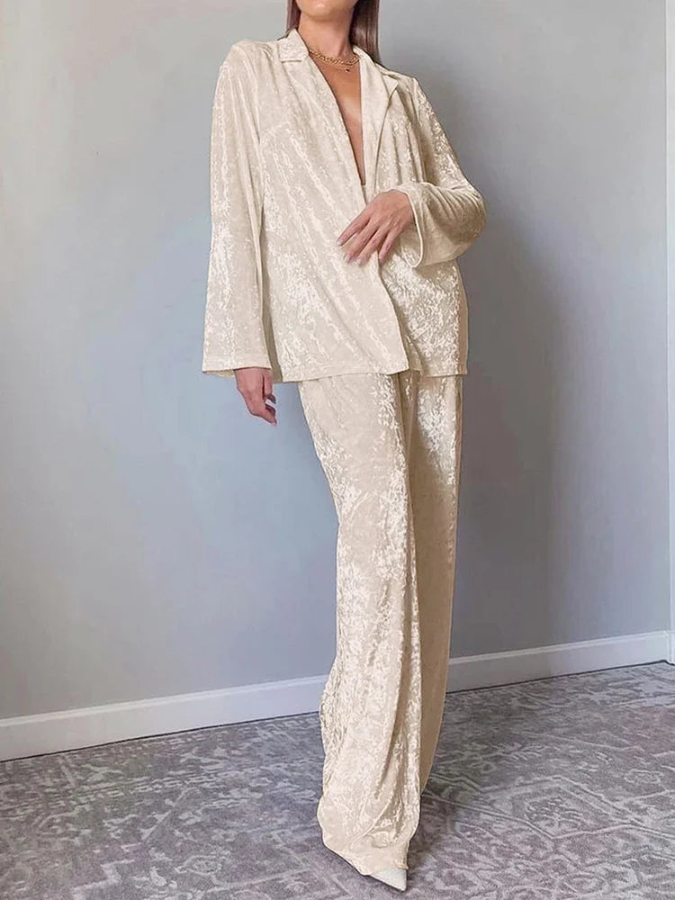 Vivien | Luxury Velvet Pajamas Set