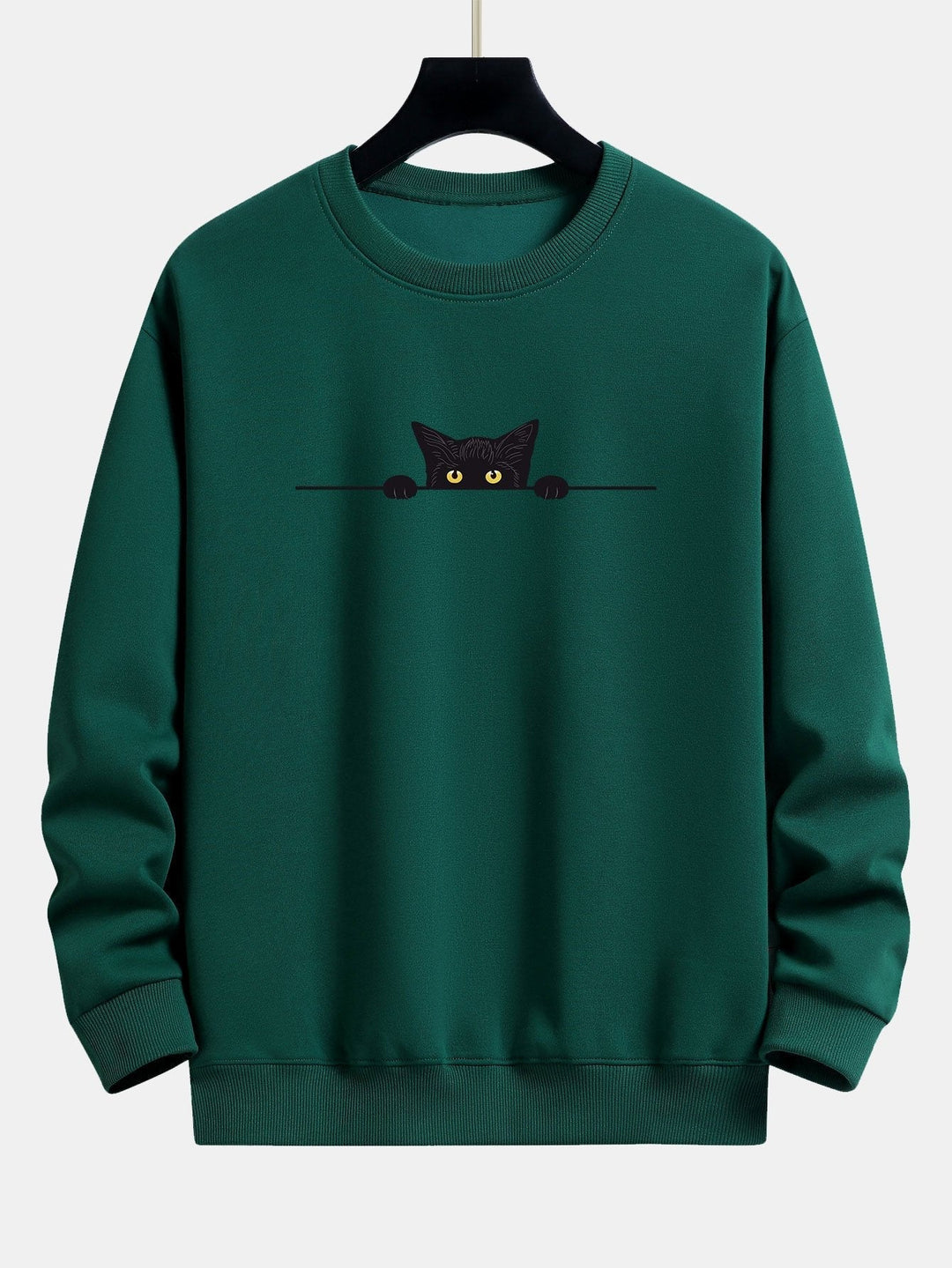 Penny - Cozy Cat Print Sweatshirt