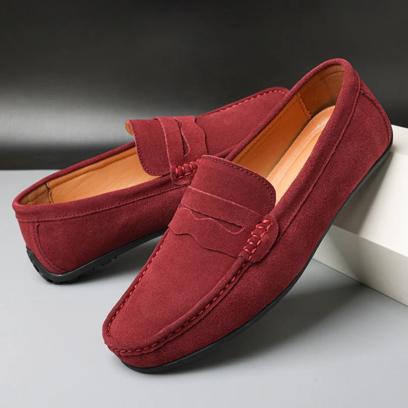 LEVO - SUEDE LOAFERS