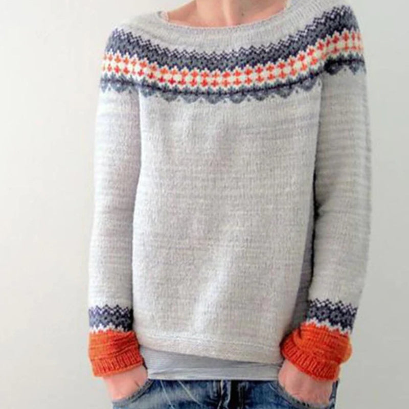 Anna - Retro Knitted Sweater