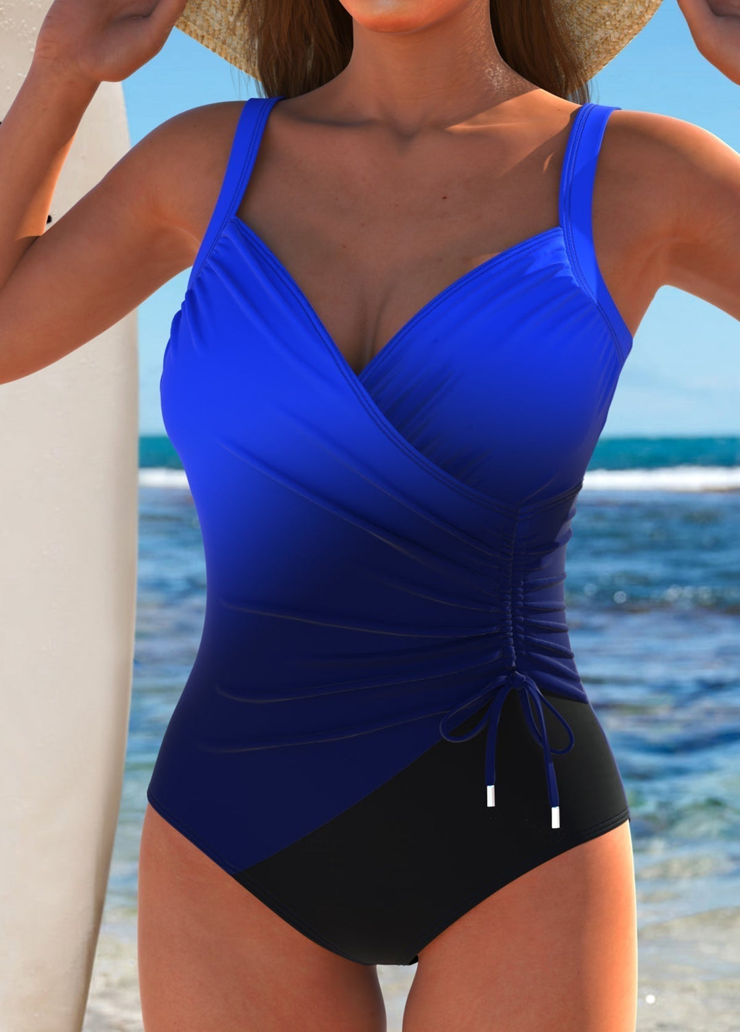 Evangeline - Eye-Catching One-Piece Swimsuit