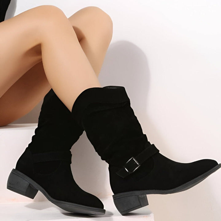 Natalie™ - Orthopedic Relaxed Low-Heeled Boots with Soft Sole