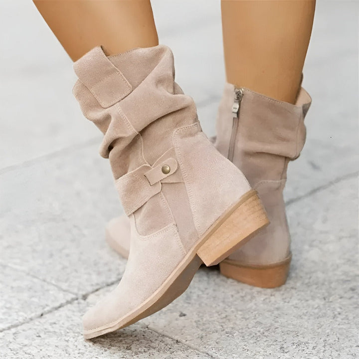 Natalie™ - Orthopedic Relaxed Low-Heeled Boots with Soft Sole