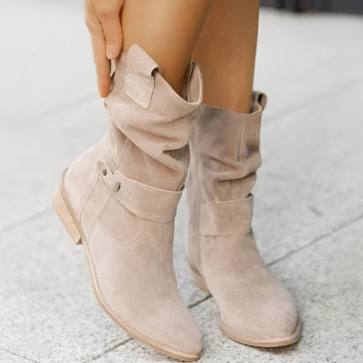 Natalie™ - Orthopedic Relaxed Low-Heeled Boots with Soft Sole