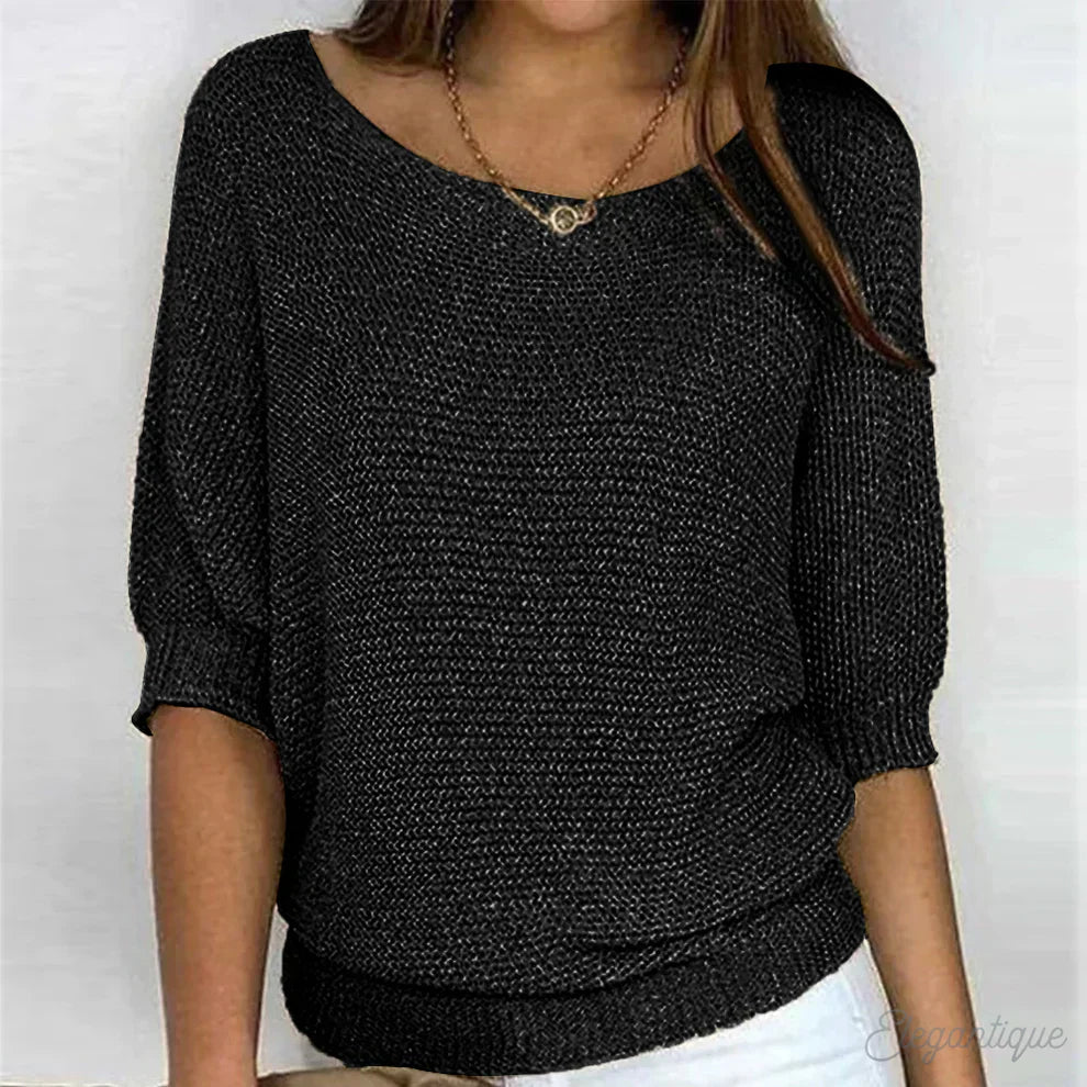 Phoebe™ - Relaxed Knit Top