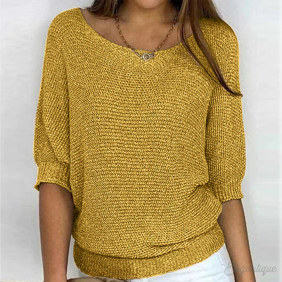 Phoebe™ - Relaxed Knit Top