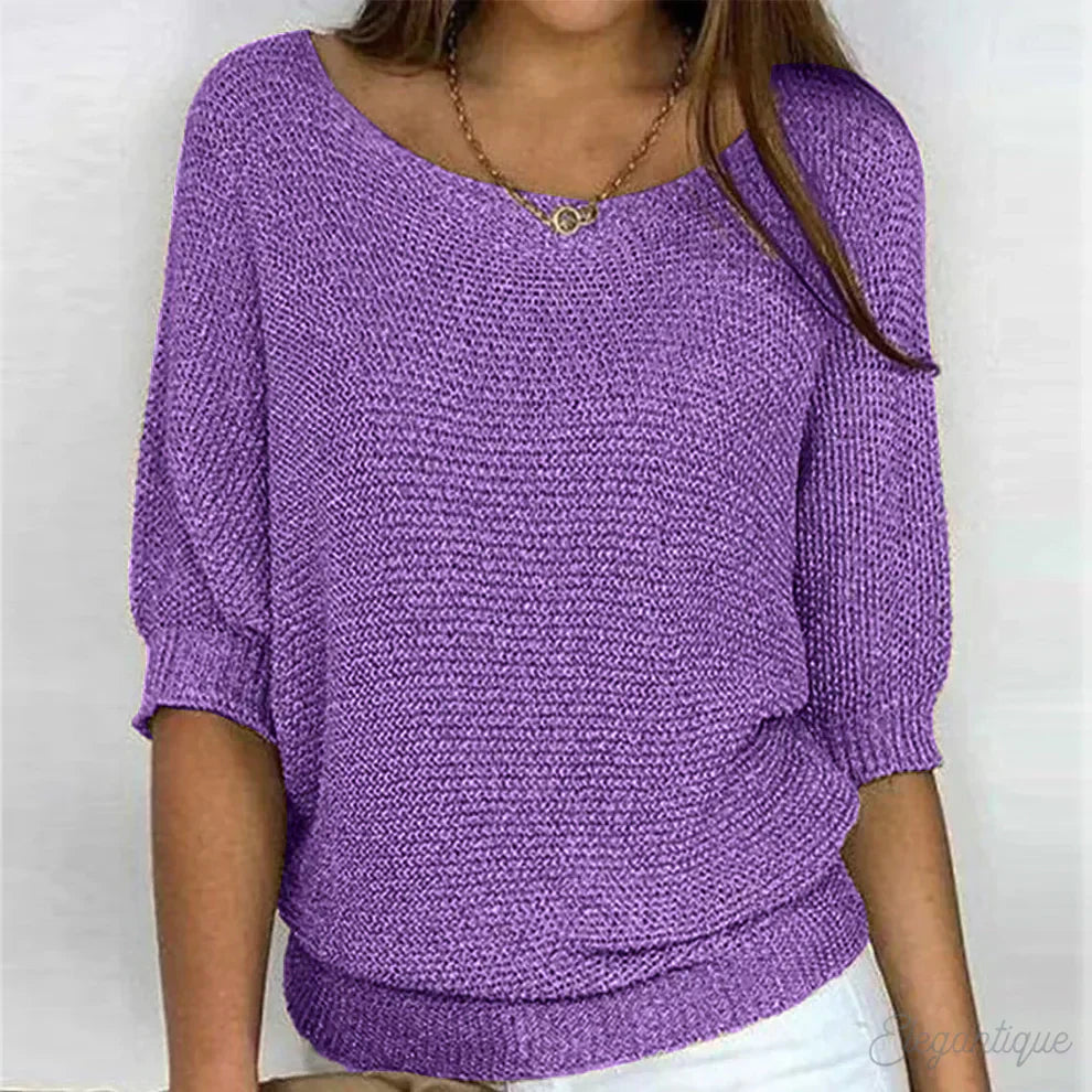 Phoebe™ - Relaxed Knit Top