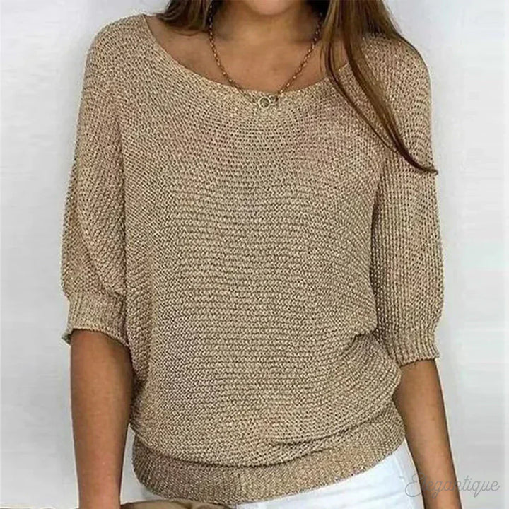 Phoebe™ - Relaxed Knit Top