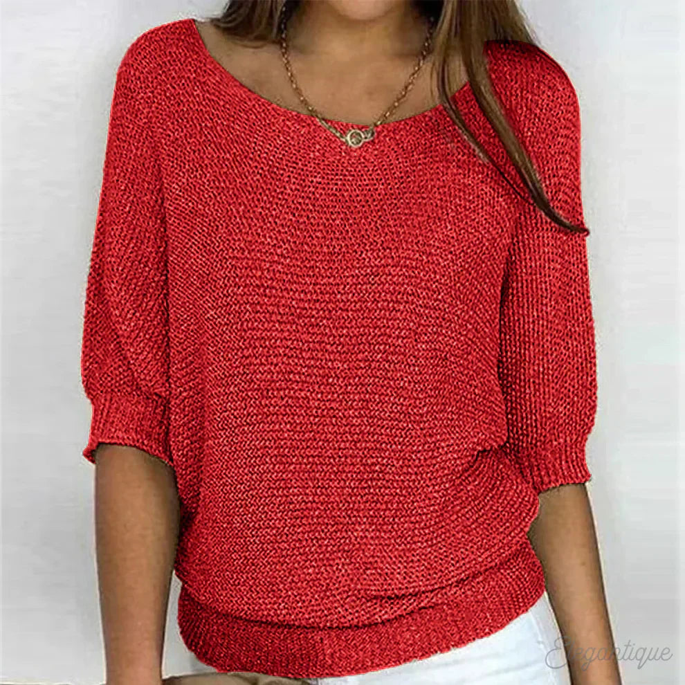 Phoebe™ - Relaxed Knit Top