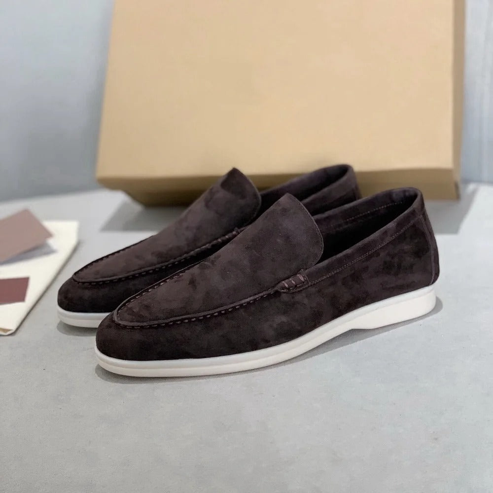 Jovan™ - Men's suede leather loafers